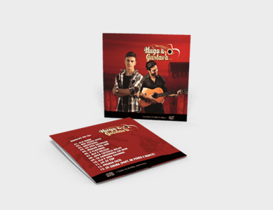 Envelope para CD Supremo Metalizado Verniz Total Frente 12,6x12,5cm Com Cola - 4x0 - 500 unid